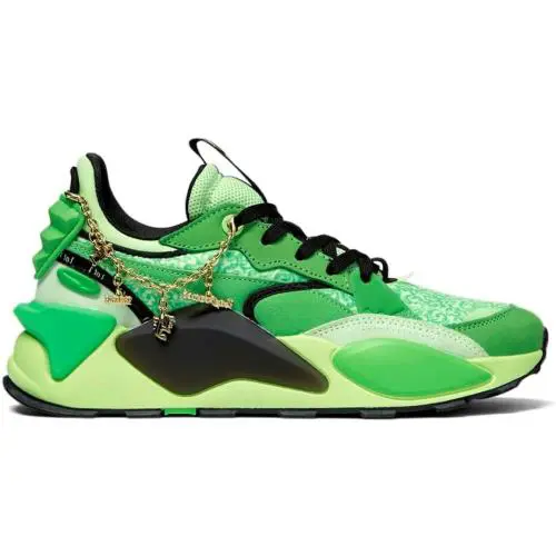 Puma x Lamelo Ball Lafrancé Rs-xl Men`s Lace Up Sneakers Green-black - Green