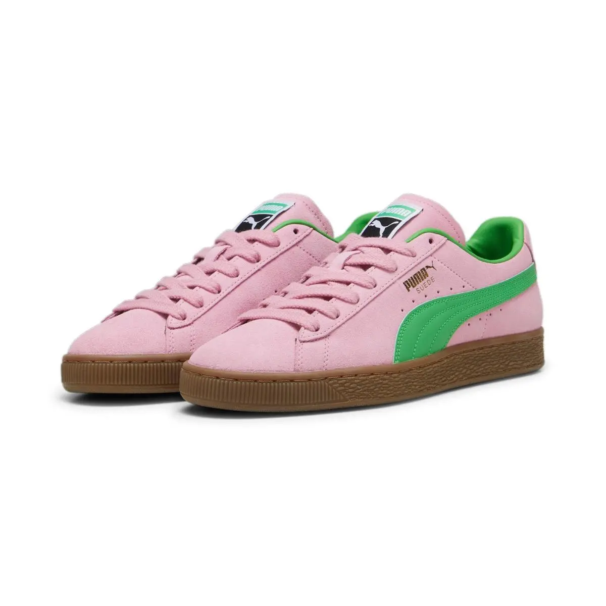 Puma shoes - Pink Delight-Puma Green 4