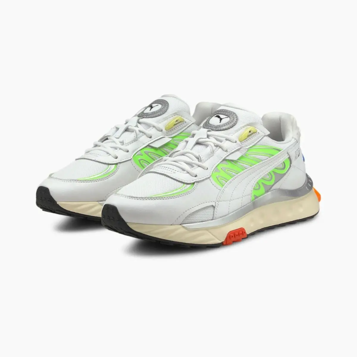 Puma shoes - Puma WILD RIDER TECHNO - WILD RIDER TECHNO - 381596-03 - White 3