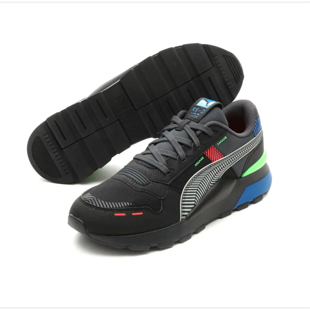 Puma shoes - PUMA RS 2.0 DAZED - DAZED - 382930-02 - Black/Red/Blue 1