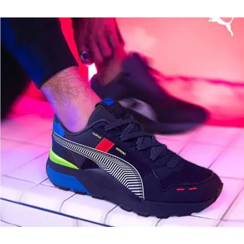 Puma shoes - PUMA RS 2.0 DAZED - DAZED - 382930-02 - Black/Red/Blue 9