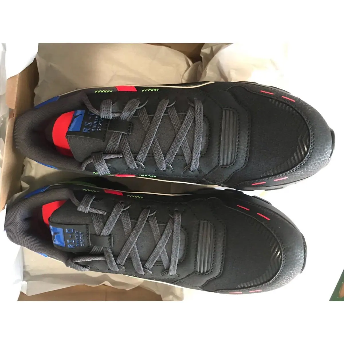 Puma shoes - PUMA RS 2.0 DAZED - DAZED - 382930-02 - Black/Red/Blue 18