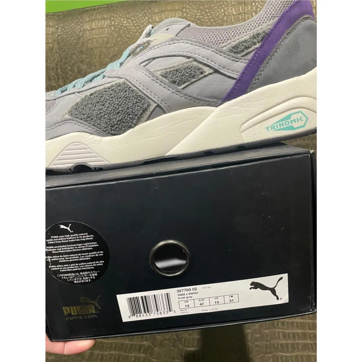 Puma shoes - PUMA R698 - 35776902 - Gray 4