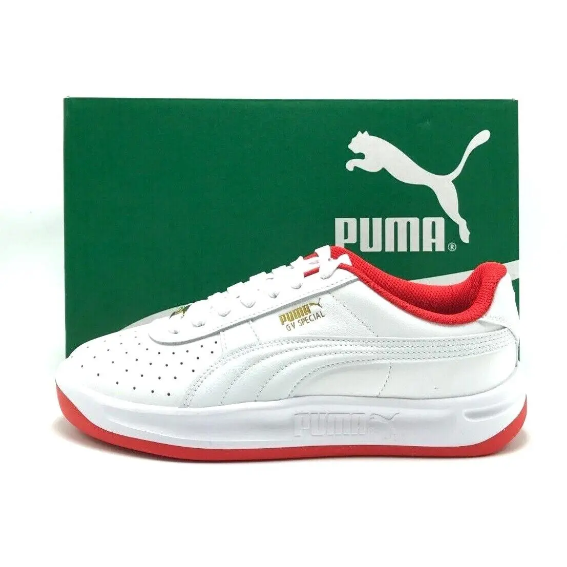 Men Puma GV Special `white Pop Red` 398374 05 Sz 8.0 - 12.0