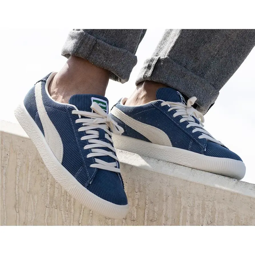 Puma shoes - Puma Basket Vintage - Basket Vintage - 381099-01 - Dark Denim/Whisper White 7