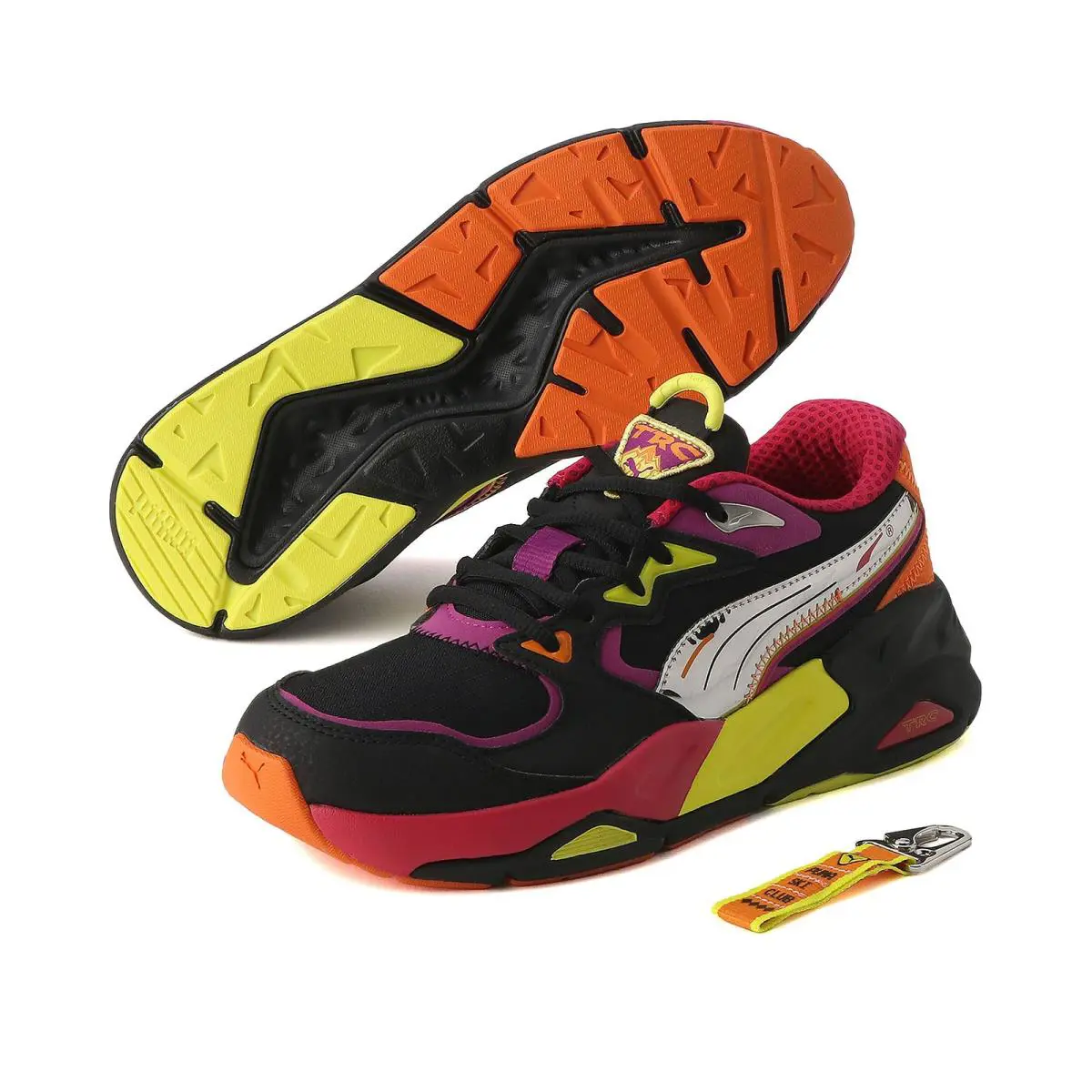 Puma shoes - Black/Metallic Beige/Rose Red 0