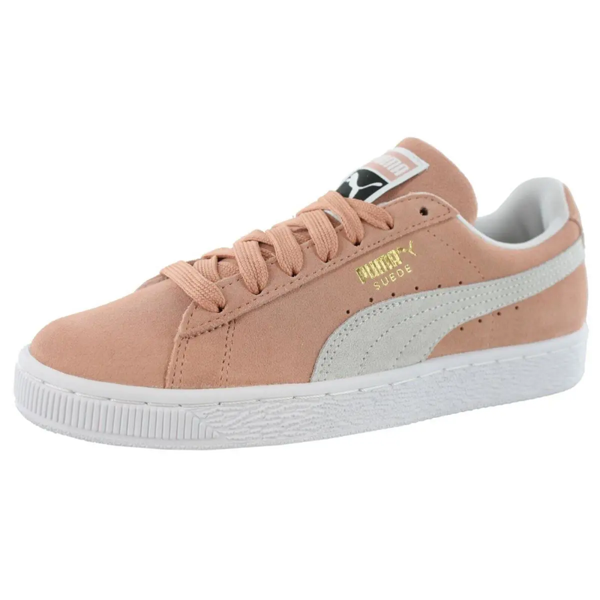Unisex Suede Classic Sneakers MUTED CLAY / PUMA WHITE by Puma