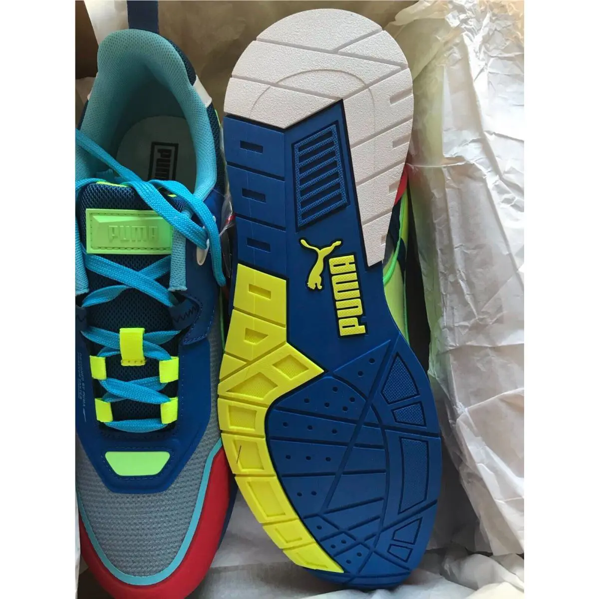 Puma shoes - Puma Mirage Tech Raceway - Mirage Tech Raceway - 383496 01 - Royal Blue 9