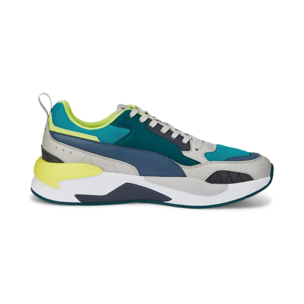 Puma shoes - Gray Violet/Evening Sky/Deep Aqua/Varsity Green/Light Lime 7
