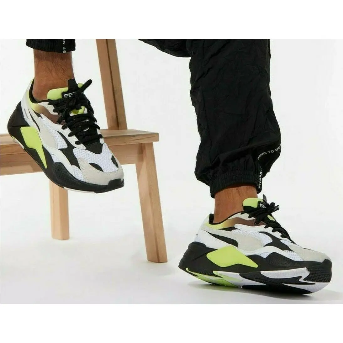 Puma shoes - Puma RS-X3 - 373377-02 - White/Fizzy Yellow/Black 1
