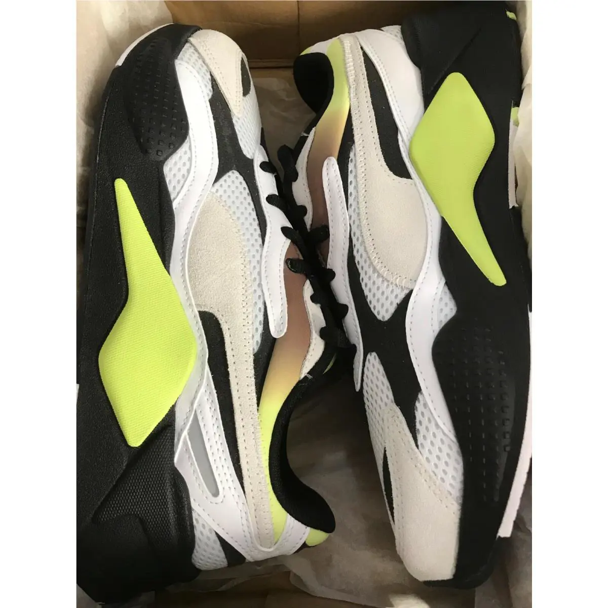 Puma shoes - Puma RS-X3 - 373377-02 - White/Fizzy Yellow/Black 9