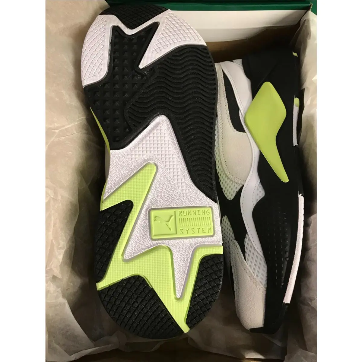 Puma shoes - Puma RS-X3 - 373377-02 - White/Fizzy Yellow/Black 10