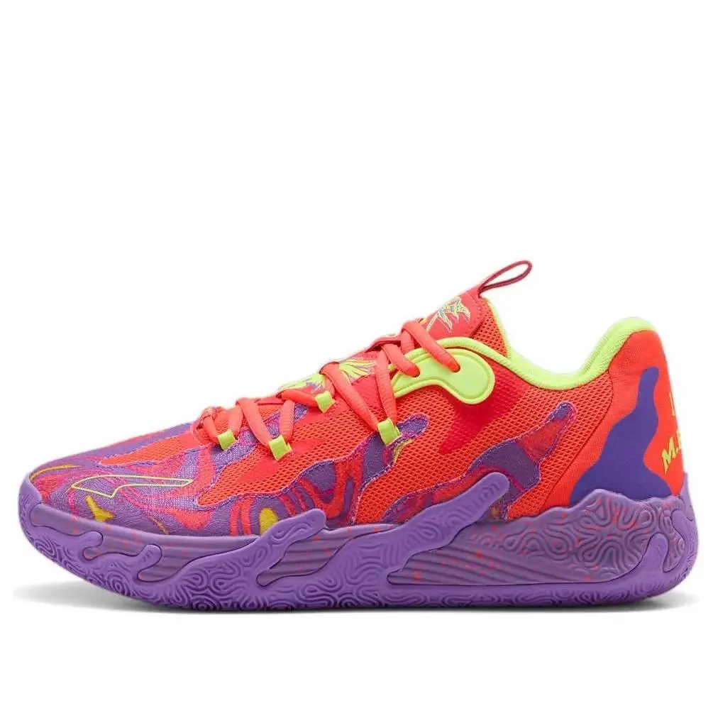 Puma Men`s x Lamelo Ball MB.03 Lo Lava Basketball Shoes 310847 01