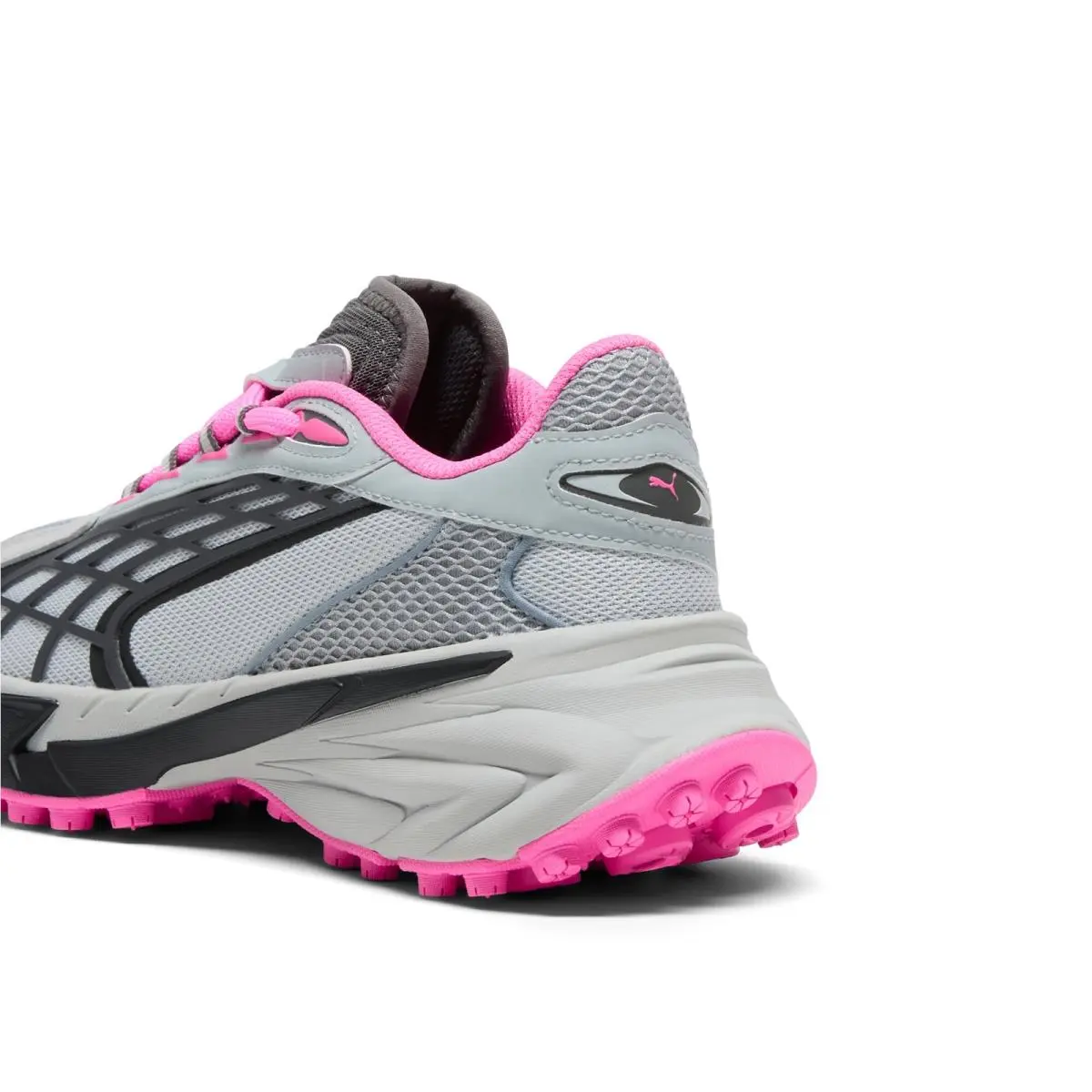 Puma shoes - Cool Mid Gray-Cool Dark Gray-Poison Pink 1