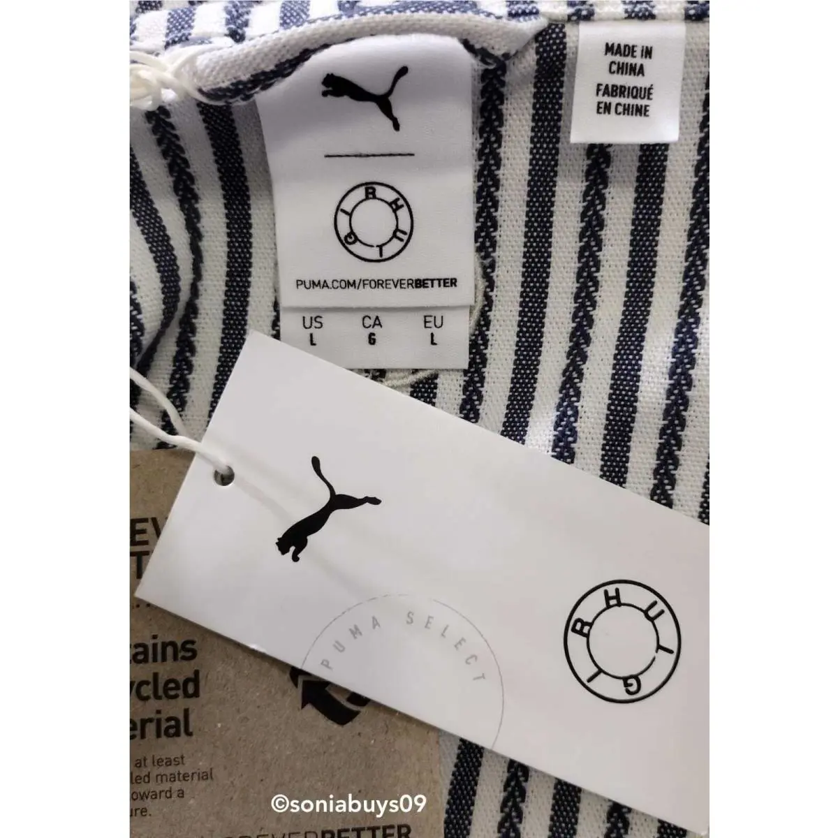 Puma clothing - Blue/White 7