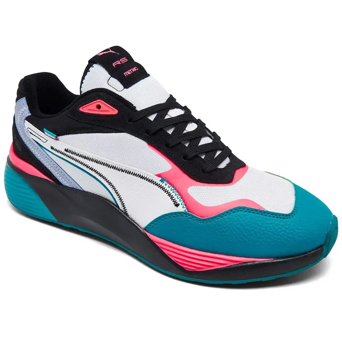 Puma shoes - Puma White-Puma Black-Deep Aqua-Lavendar Pop 0