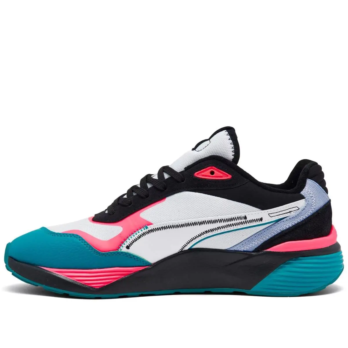 Puma shoes - Puma White-Puma Black-Deep Aqua-Lavendar Pop 1