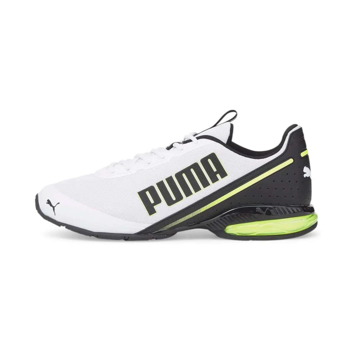 Puma shoes - Puma White-Puma Black-Yellow Alert 4