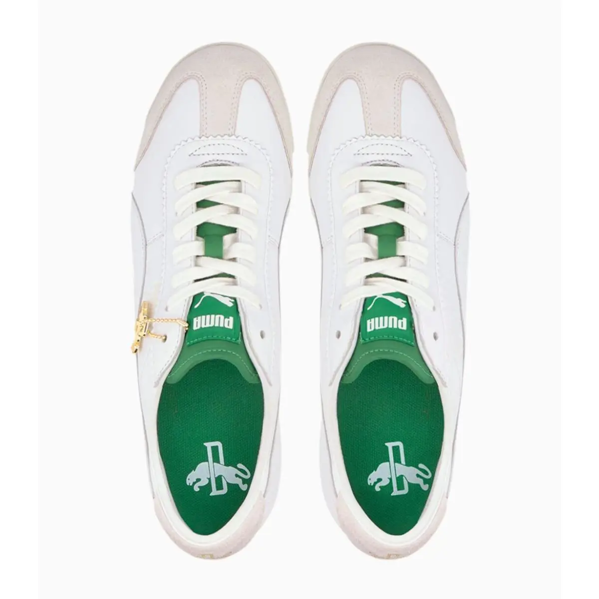 Puma shoes - PUMA Roma `68 - Roma - 374881-01 - White/Amazon Green/Vaporus Grey 2