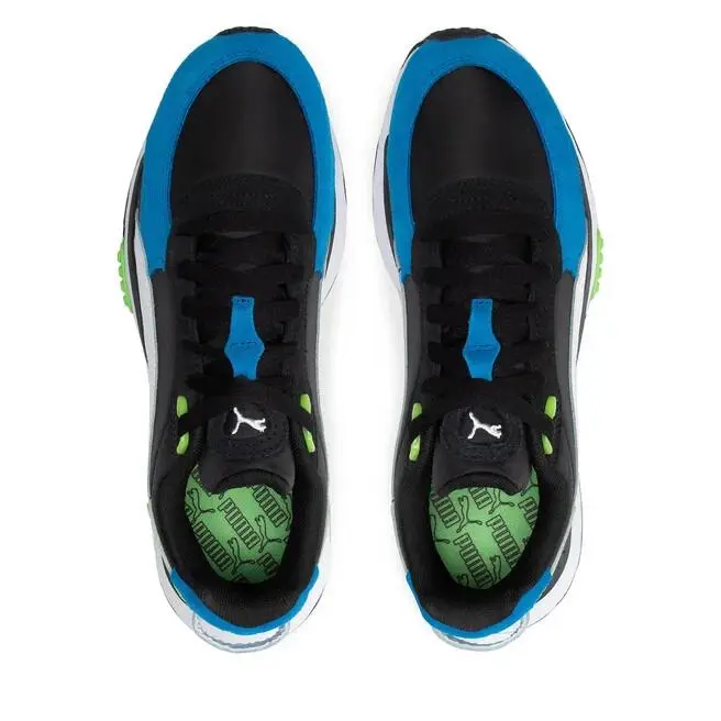 Puma shoes - WILD RIDER ROLLIN` - WILD RIDER - 381517-07 - BLUE BLACK GREEN 6