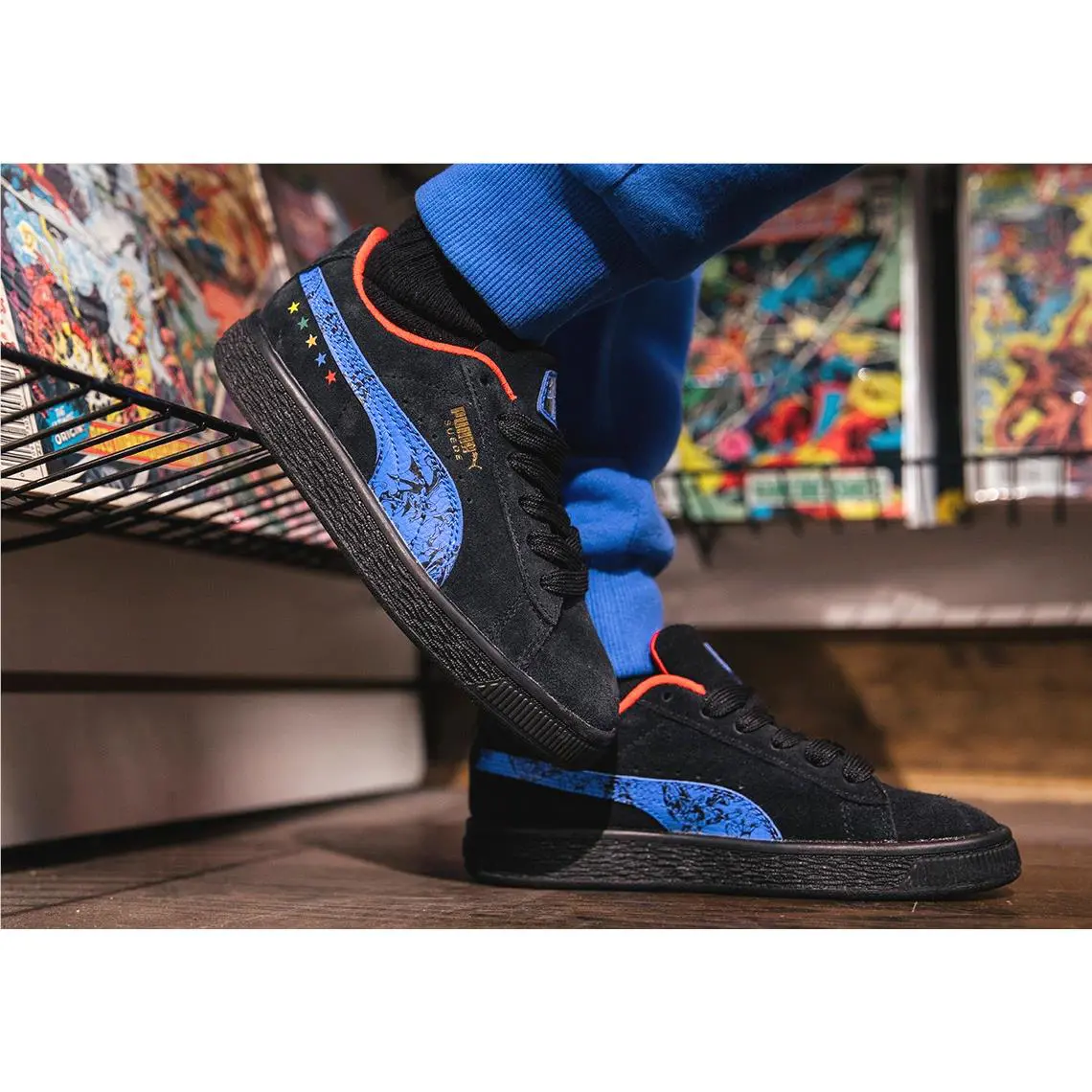 Puma shoes - PUMA Suede - Suede - Black 12