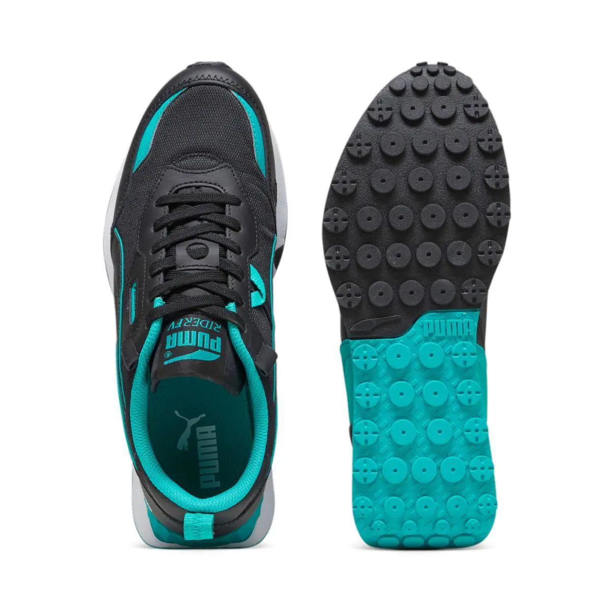 Puma shoes - Puma Black-Spectra Green 2