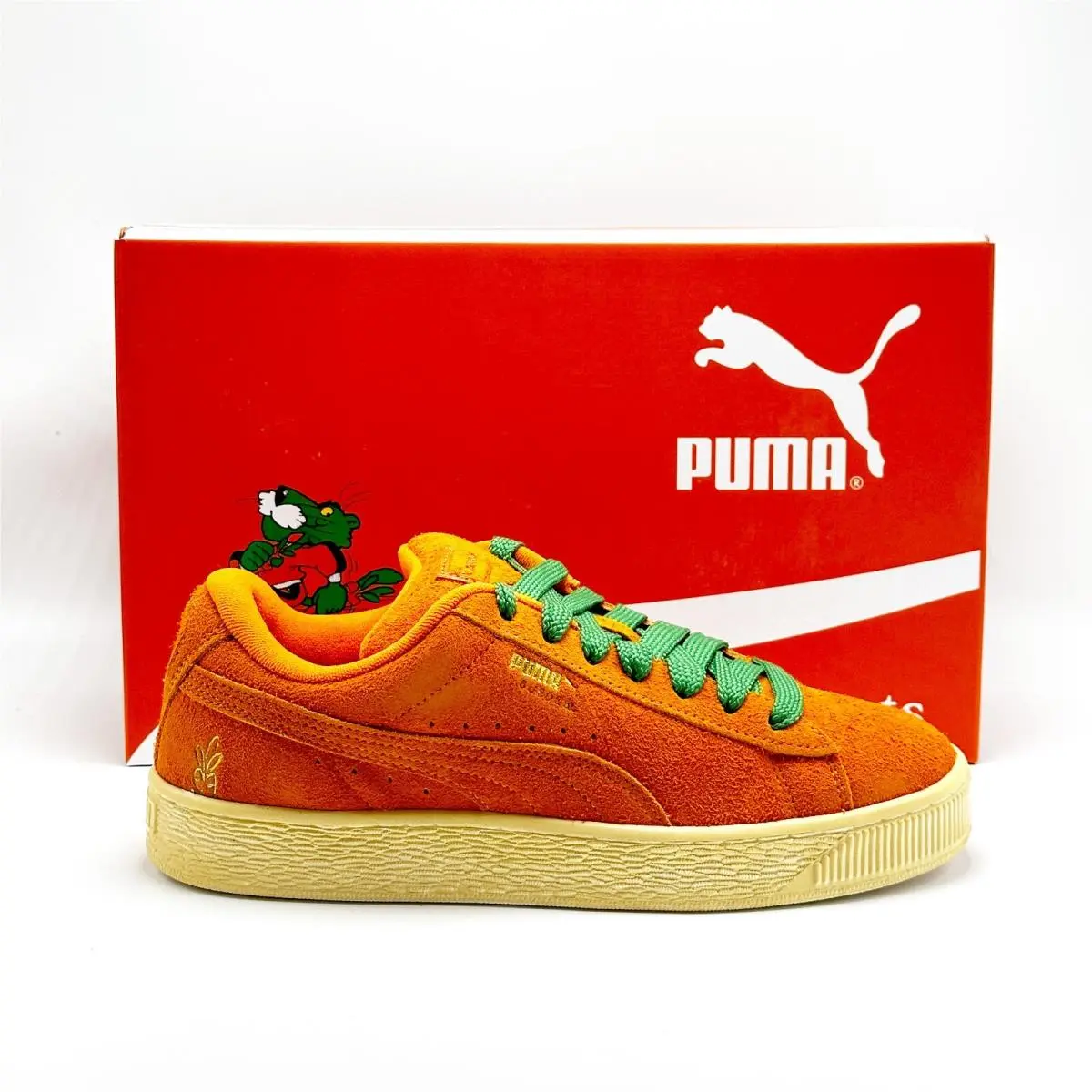 Puma shoes - PUMA Suede - Suede - 398800-01 - Orange 4
