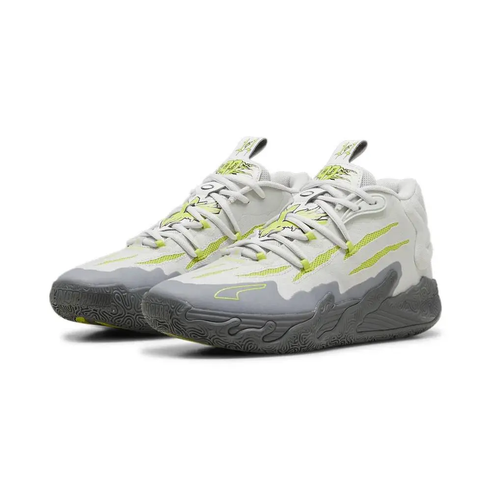 Puma shoes - Puma MB.03 - 379235-01 - FEATHER GRAY LIME SMASH 0