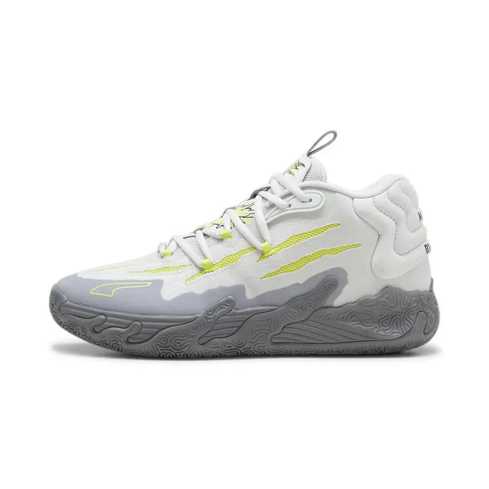 Puma shoes - Puma MB.03 - 379235-01 - FEATHER GRAY LIME SMASH 5
