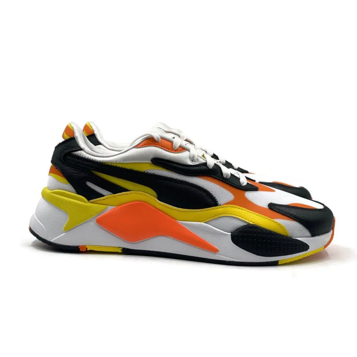 Puma shoes - Puma RS-X3 59TH - 384630 01 - BLACK/WHITE/YELLOW/ORANGE 4