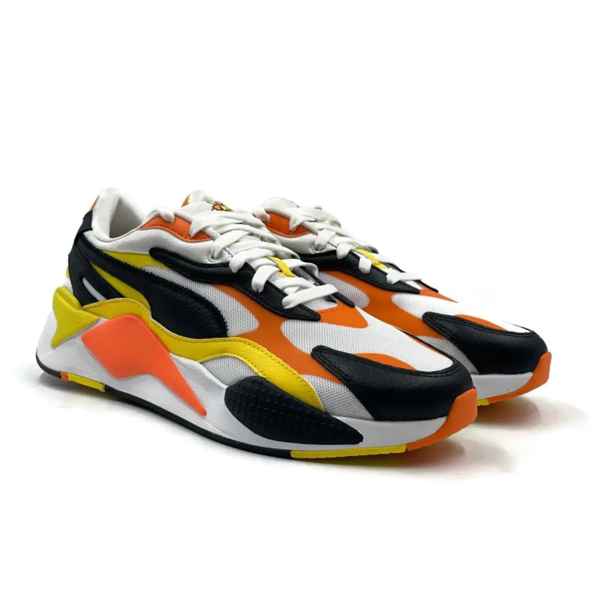 Puma shoes - Puma RS-X3 59TH - 384630 01 - BLACK/WHITE/YELLOW/ORANGE 7