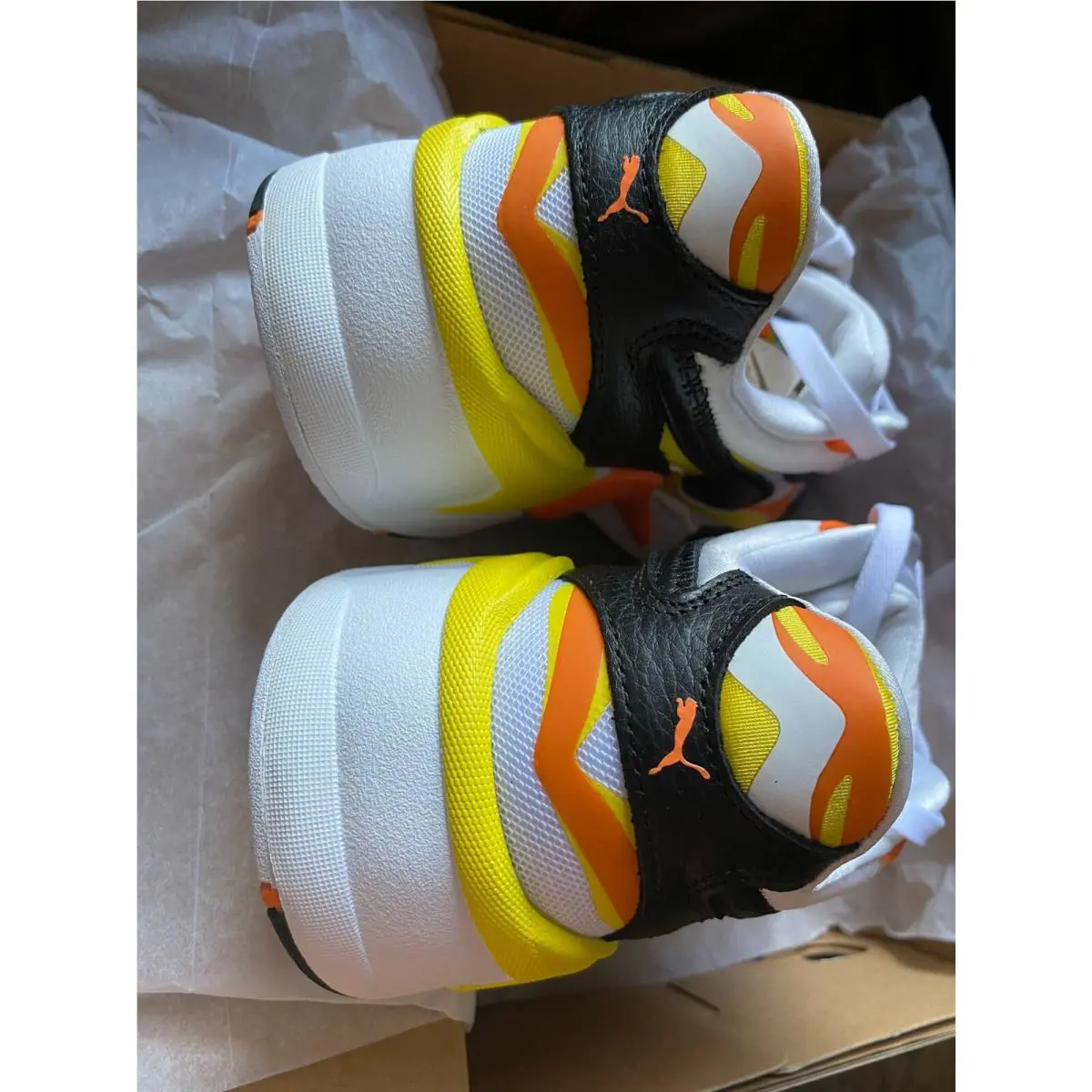 Puma shoes - Puma RS-X3 59TH - 384630 01 - BLACK/WHITE/YELLOW/ORANGE 13