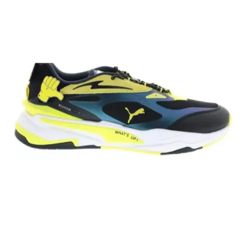 Puma shoes - Puma RS-X - 37537401 - Silver-Fluo Yellow-Black 4