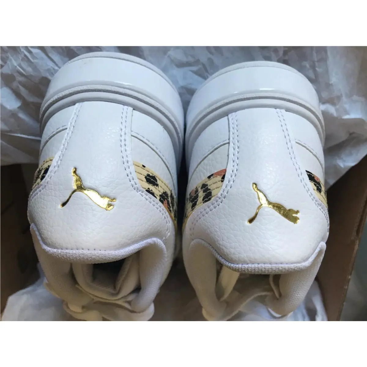 Puma shoes - Puma Cali Star Leopard - Cali Star Leopard - 382317-02 - white Leopard 17