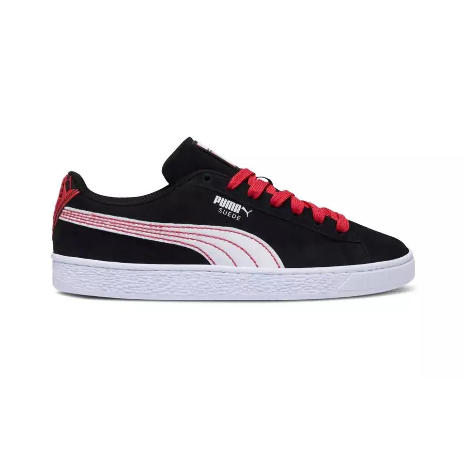 Puma shoes - PUMA Suede - Suede - 397741-01 - D NIGHT /WHITE/FALL TIME RED 2