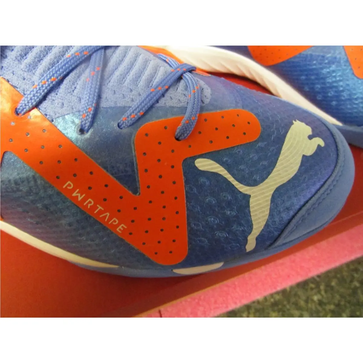 Puma shoes - PUMA Future - Future - 10717501 - Blue/White/Ultra Orange 9