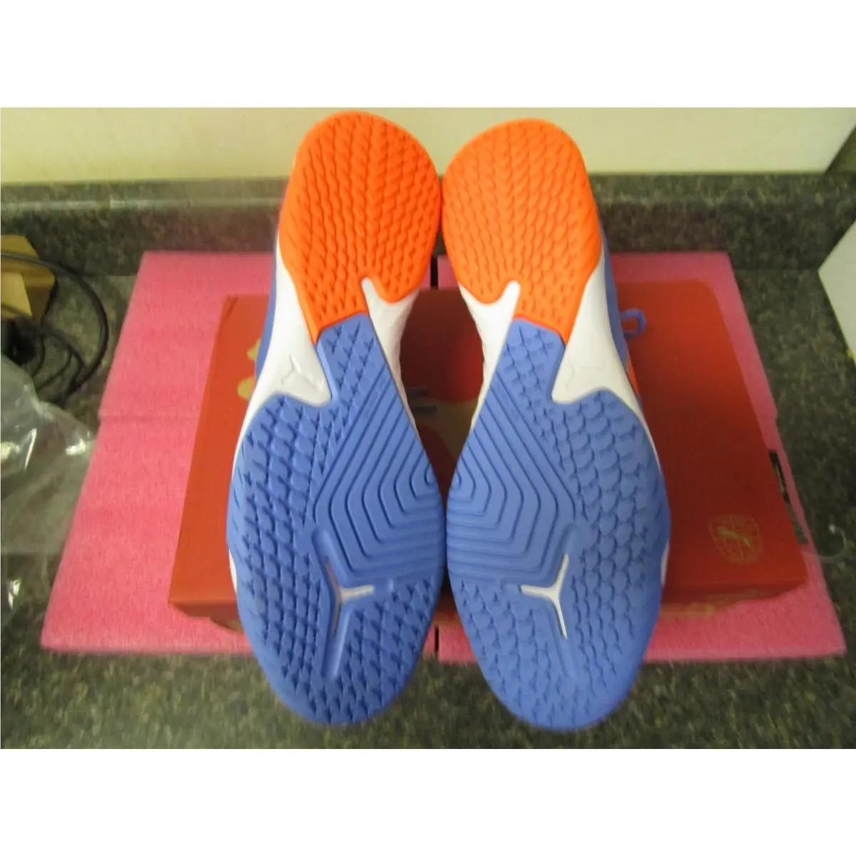 Puma shoes - PUMA Future - Future - 10717501 - Blue/White/Ultra Orange 11