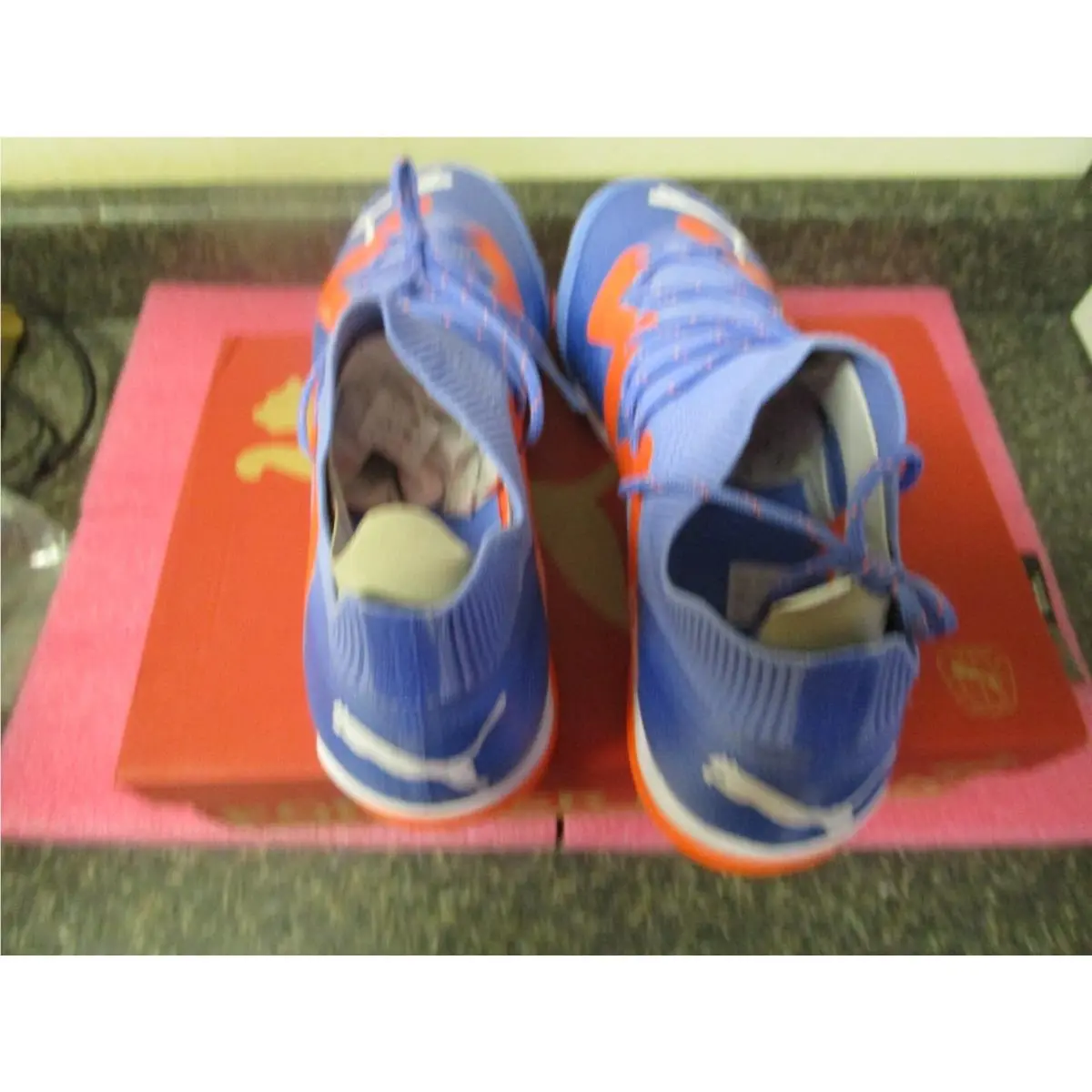 Puma shoes - PUMA Future - Future - 10717501 - Blue/White/Ultra Orange 5