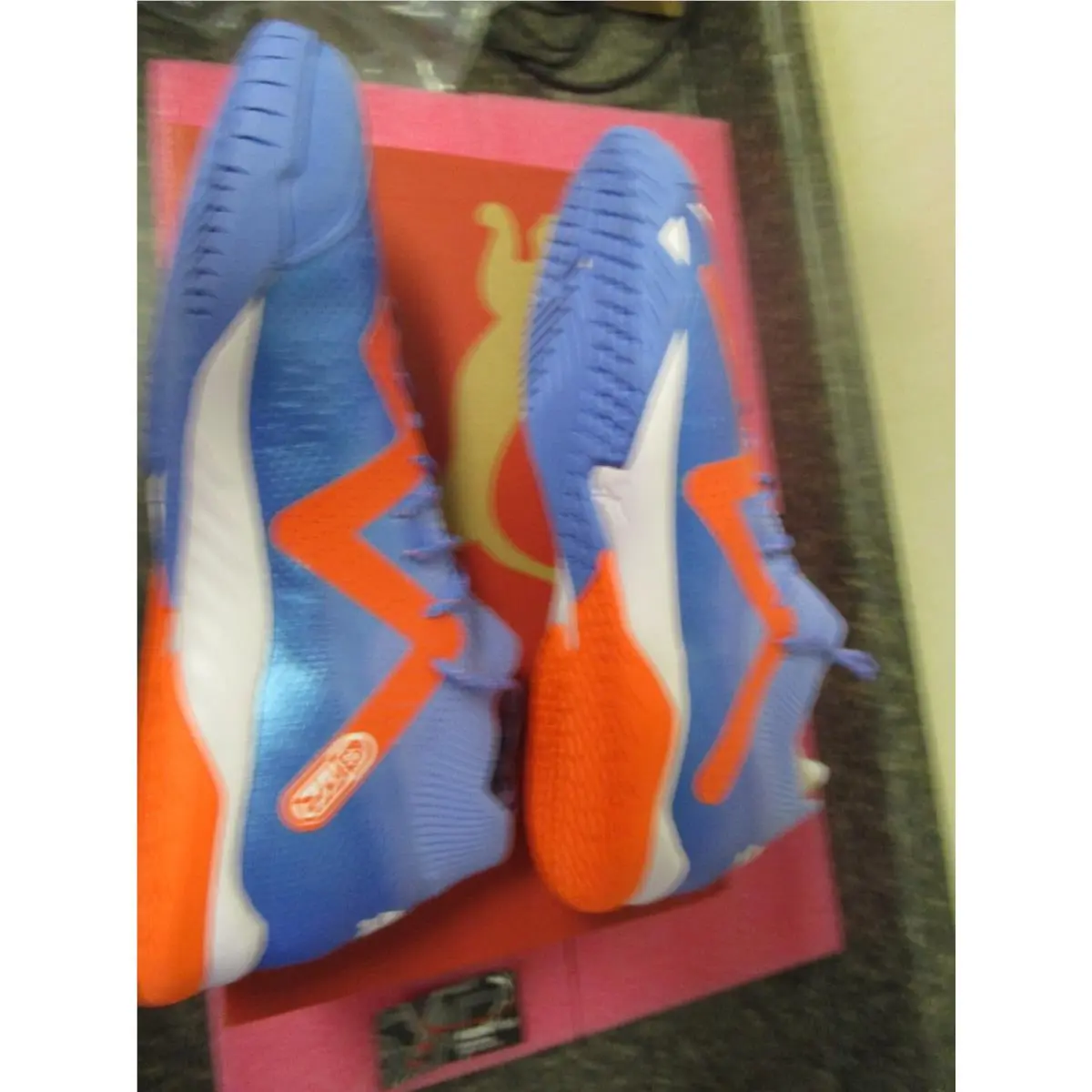 Puma shoes - PUMA Future - Future - 10717501 - Blue/White/Ultra Orange 6