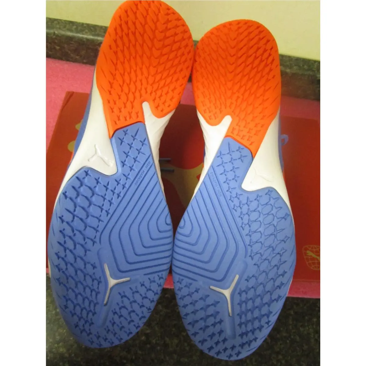 Puma shoes - PUMA Future - Future - 10717501 - Blue/White/Ultra Orange 17