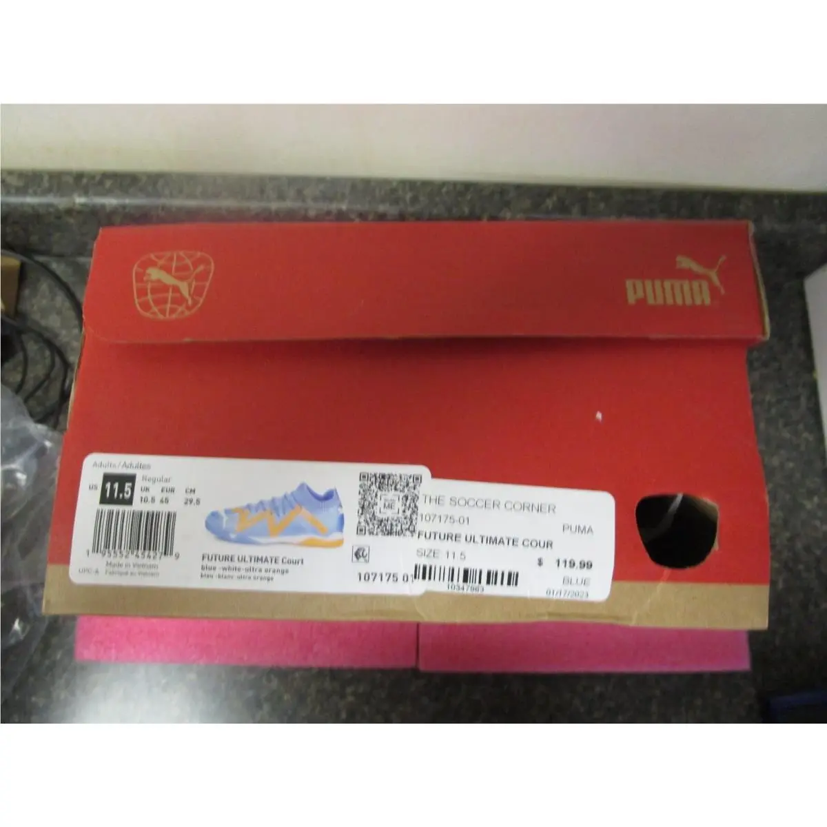 Puma shoes - PUMA Future - Future - 10717501 - Blue/White/Ultra Orange 19