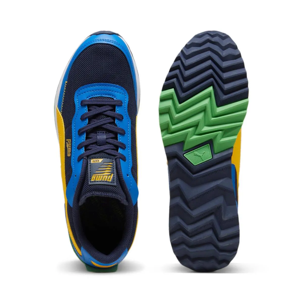Puma shoes - Puma Navy-Yellow Sizzle 2