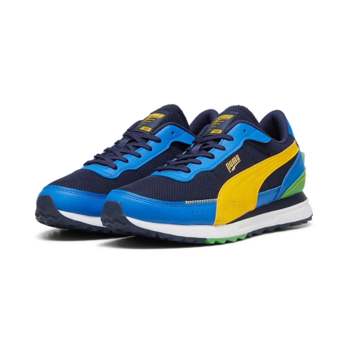 Puma shoes - Puma Navy-Yellow Sizzle 4