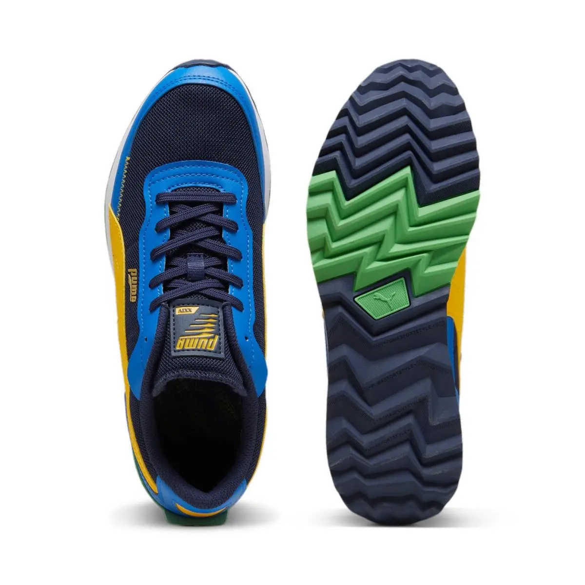 Puma shoes - Puma Navy-Yellow Sizzle 7
