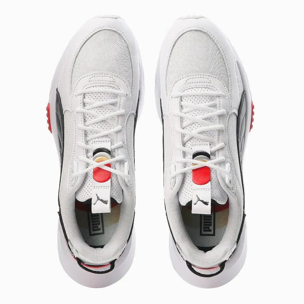 Puma shoes - PUMA WILD RIDER AS - WILD RIDER - 381597-01 - WHITE / BLACK / RED 4