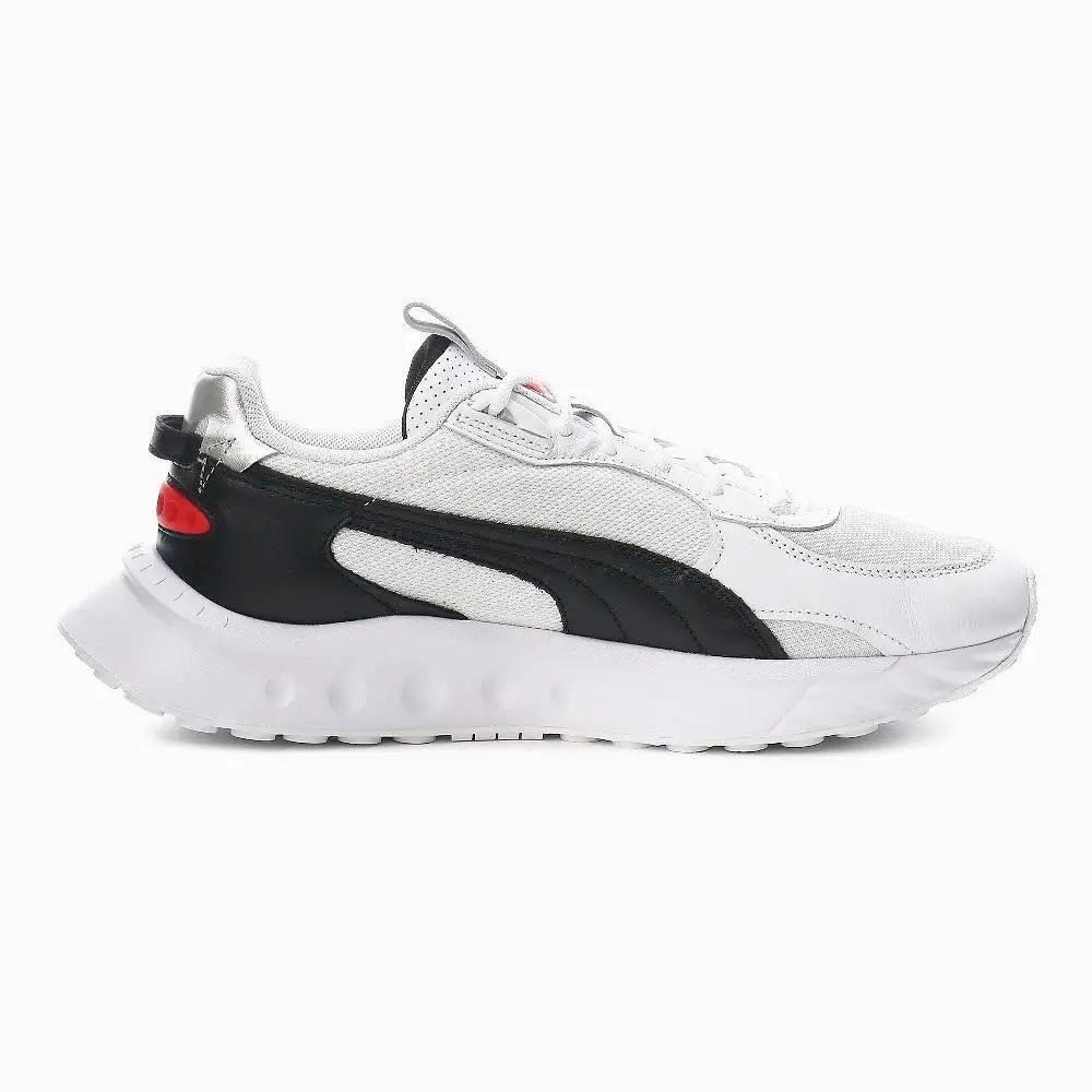 Puma shoes - PUMA WILD RIDER AS - WILD RIDER - 381597-01 - WHITE / BLACK / RED 5