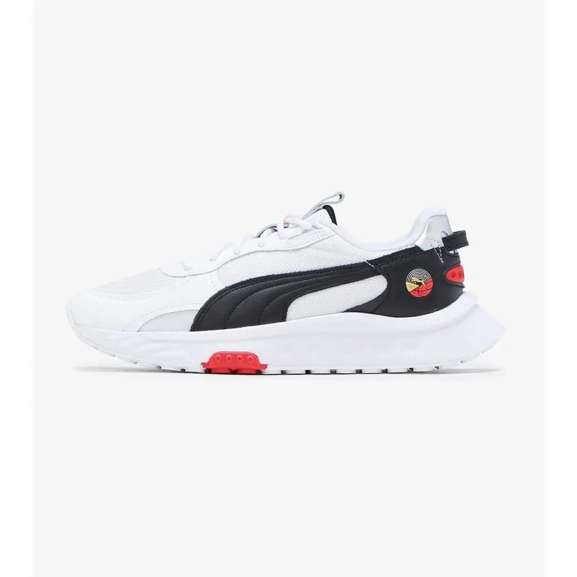 Puma shoes - PUMA WILD RIDER AS - WILD RIDER - 381597-01 - WHITE / BLACK / RED 8