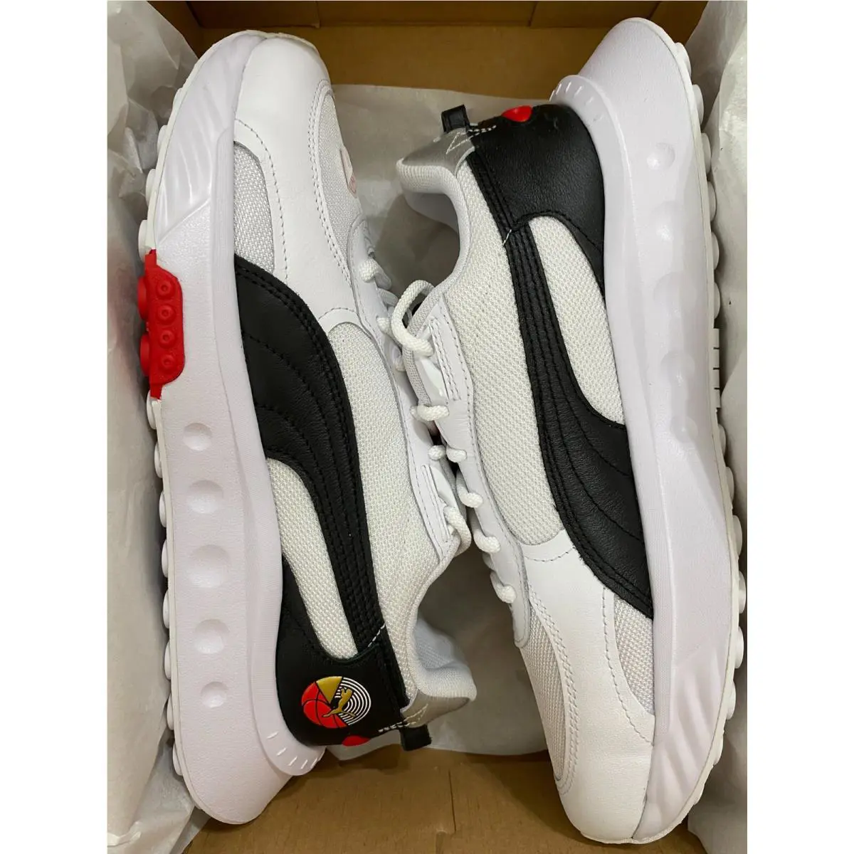 Puma shoes - PUMA WILD RIDER AS - WILD RIDER - 381597-01 - WHITE / BLACK / RED 12