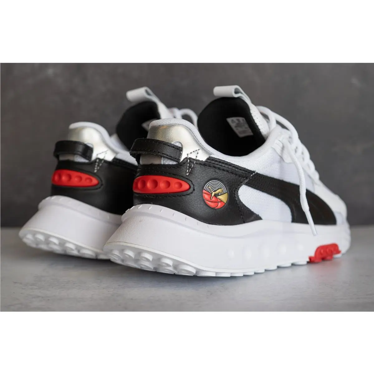 Puma shoes - PUMA WILD RIDER AS - WILD RIDER - 381597-01 - WHITE / BLACK / RED 3