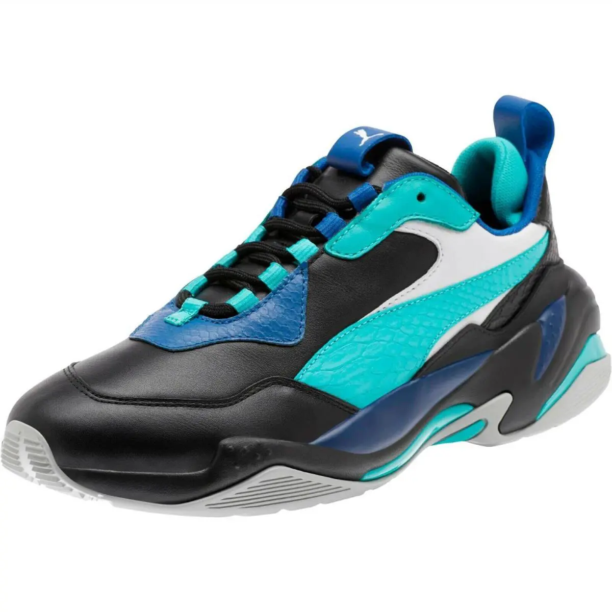 Puma shoes - PUMA THUNDER HOLIDAY - THUNDER HOLIDAY - 372834-03 - Puma Black / Blue Turquoise / Galaxy Blue 8